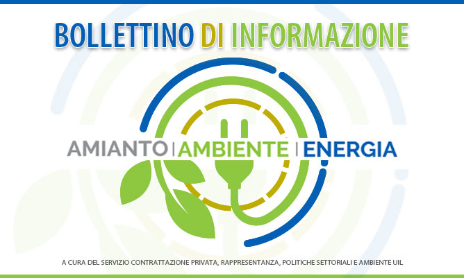 Bollettino di informazione Ambiente, Amianto, Energia