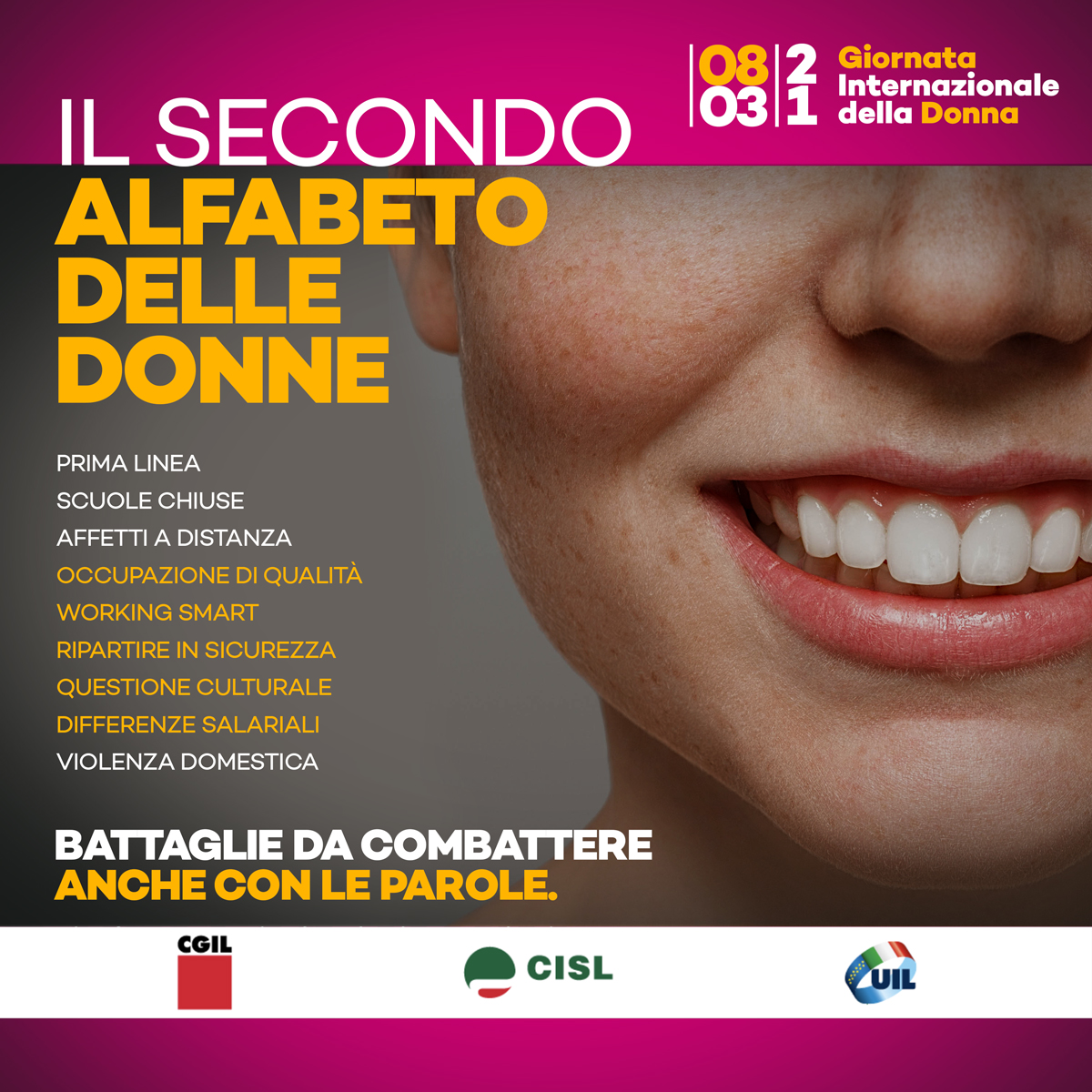 Il secondo Alfabeto delle Donne, battaglia da combattere anche con le parole